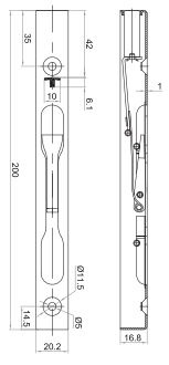 flush bolt, door bolt, door stopper, door viewer, door guard retainer chain, security door guard, stainless steel door viewer, brass door viewer, Fortress Land Security Company Yangon, Myanmar